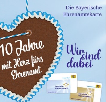 Partnerlogo Bayerische Ehrenamtskarte | © Bayerisches Ehrenamt Partnerlogo des Partners Bayerische Ehrenamtskarte | © Bayerisches Ehrenamt